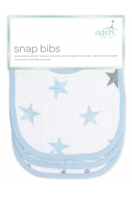 Слюнявчик Aden by Aden Anais, набор из 3 штук, Dapper