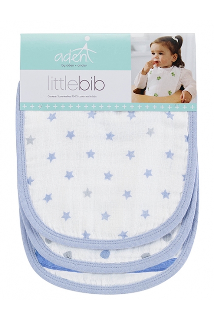 Слюнявчик муслиновый Aden by Aden Anais, набор из 3 штук, Little Bib Dashing