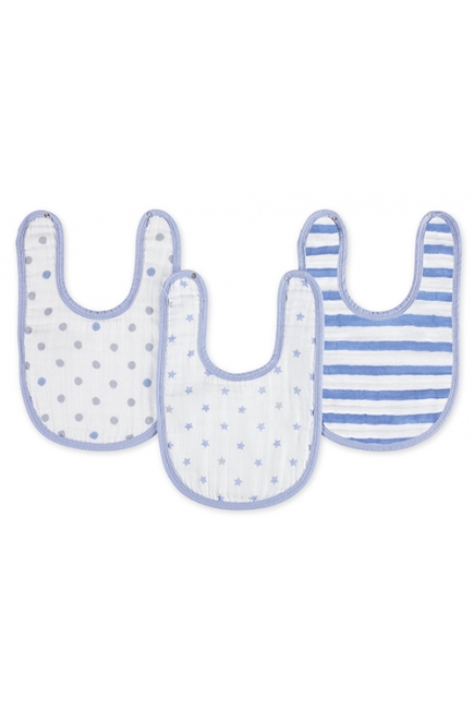 Слюнявчик муслиновый Aden by Aden Anais, набор из 3 штук, Little Bib Dashing