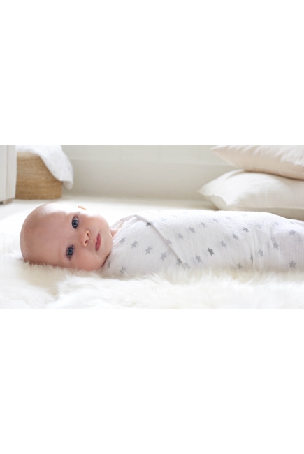 Муслиновые пеленки Aden by Aden&Anais, большие, набор 4, Dove