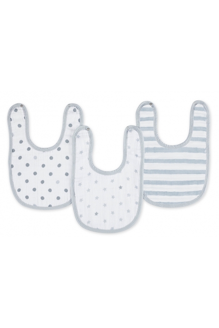 Слюнявчик муслиновый Aden by Aden&Anais, набор 3, Little Bib Dove