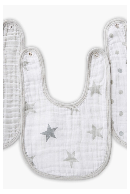 Слюнявчик муслиновый Aden by Aden Anais, набор 3, Dusty