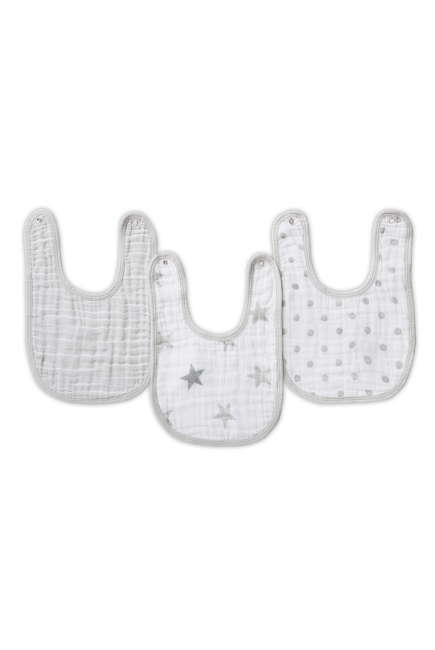 Слюнявчик муслиновый Aden by Aden Anais, набор 3, Dusty