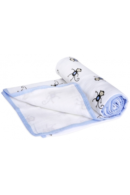 Одеяло муслиновое для коляски Aden by Aden&Anais, Monkeys