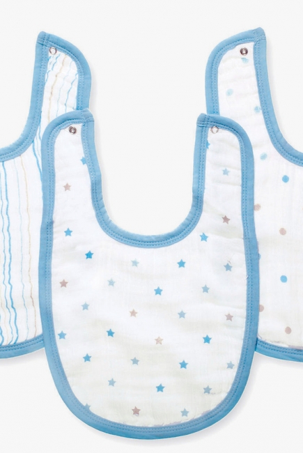 Слюнявчик муслиновый Aden by Aden&Anais, набор из 3 штук, Little Bib Oh Boy