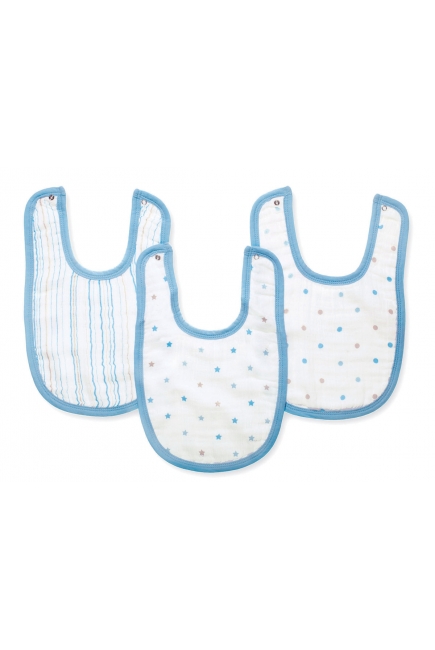Слюнявчик муслиновый Aden by Aden&Anais, набор из 3 штук, Little Bib Oh Boy