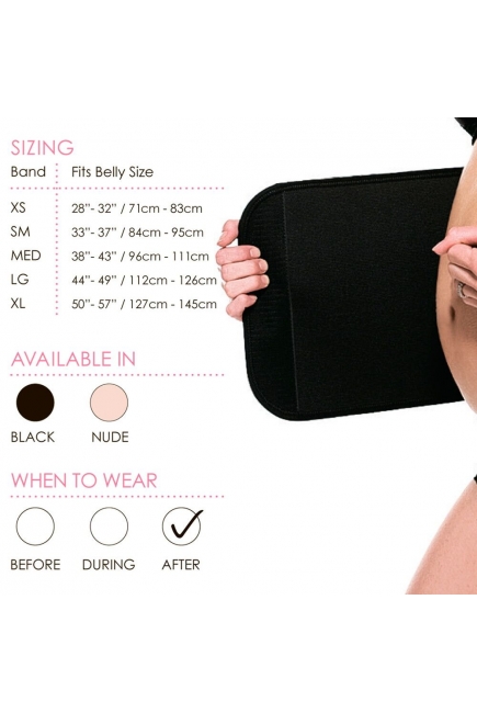 Бандаж послеродовой Belly Bandit Original, черный