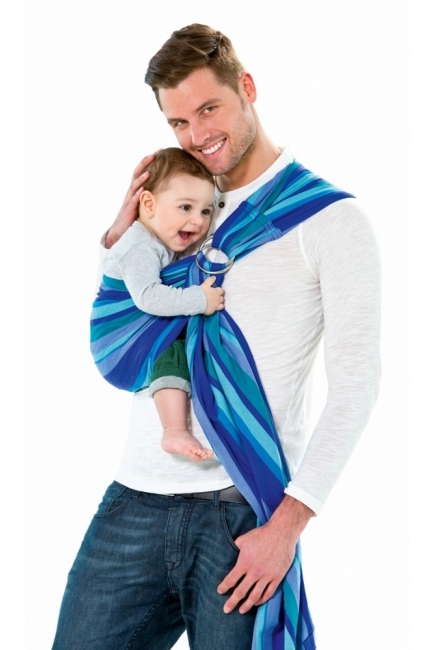 Слинг с кольцами Amazonas (двойное диагональное плетение), Laguna 180