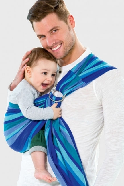 Слинг с кольцами Amazonas (двойное диагональное плетение), Laguna 180