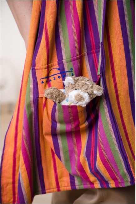 Слинг с кольцами Amazonas (двойное диагональное плетение), Lollipop 180