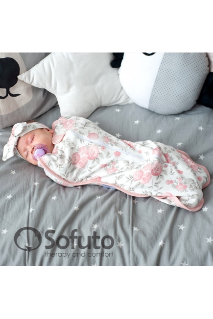 Комплект пеленок-коконов для новорожденных, Vintage Poudre