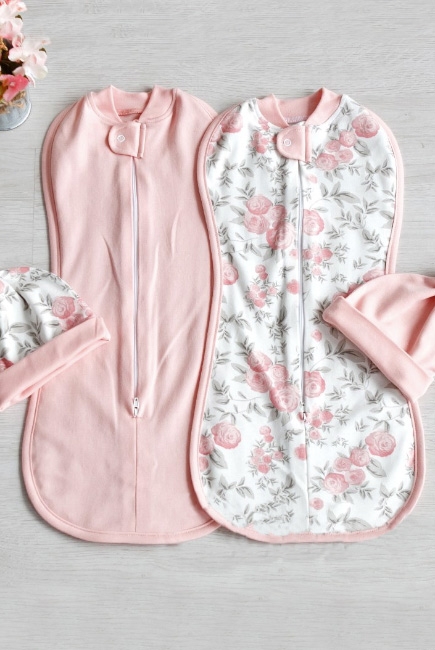 Комплект пеленок-коконов для новорожденных, Vintage Poudre