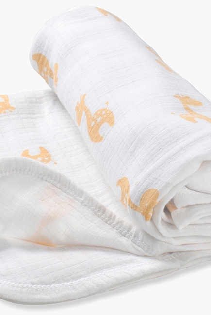 Одеяло муслиновое для коляски Aden by Aden&Anais, Safari Friends-Giraffe