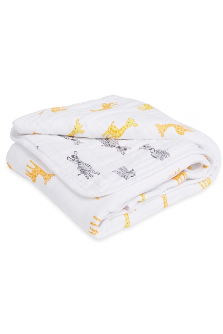 Одеяло муслиновое Aden by Aden&Anais, Dream Safari Babes-Giraffe/Zebra