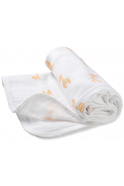 Одеяло муслиновое для коляски Aden by Aden&Anais, Safari Friends-Giraffe