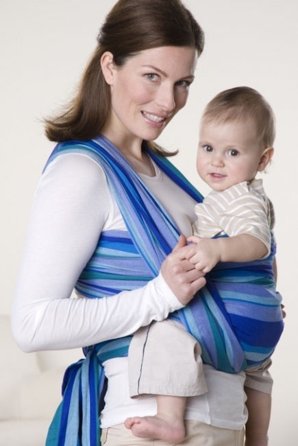 Слинг-шарф Amazonas (двойное диагональное плетение), Laguna