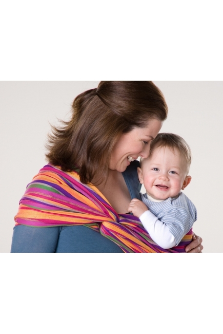 Слинг-шарф Amazonas (двойное диагональное плетение),Lollipop