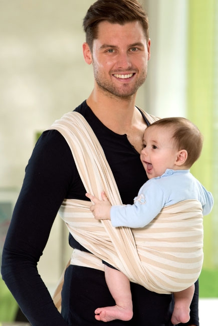 Слинг-шарф Amazonas (двойное диагональное плетение), Sahara