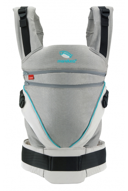 Эргорюкзак Manduca XT, Grey-Ocean (серый с бирюзовым)
