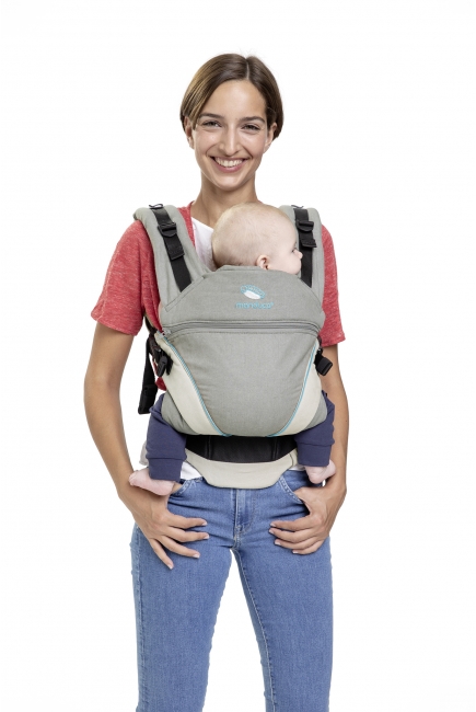 Эргорюкзак Manduca XT, Grey-Ocean (серый с бирюзовым)