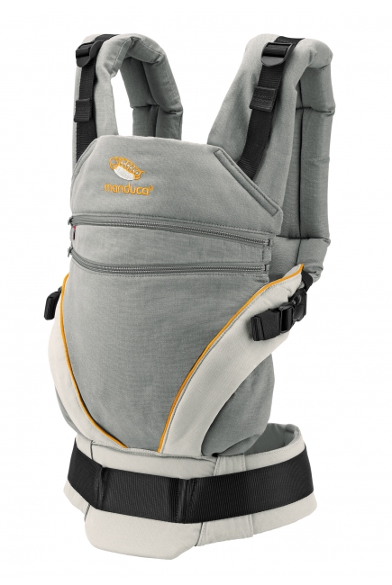 Эргорюкзак Manduca XT, Grey-Orange (оранжевый)