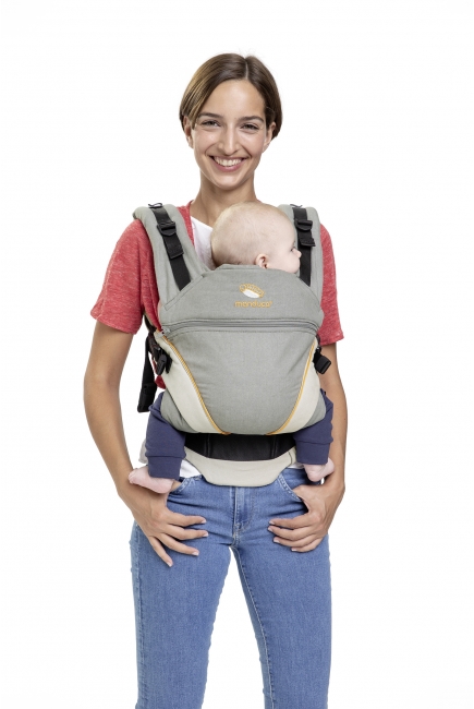 Эргорюкзак Manduca XT, Grey-Orange (оранжевый)