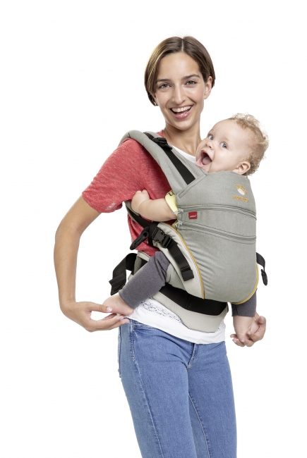 Эргорюкзак Manduca XT, Grey-Orange (оранжевый)