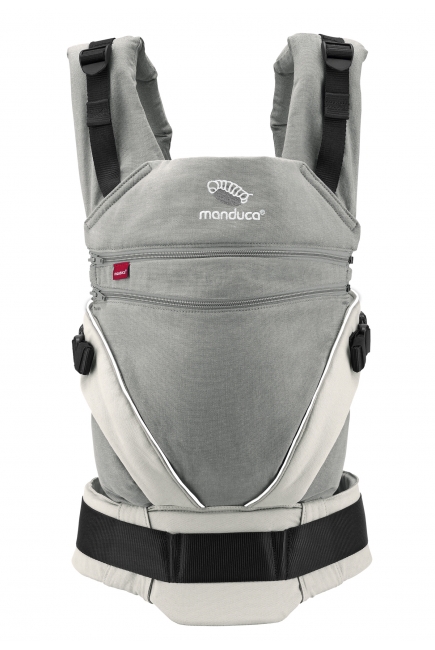 Эргорюкзак Manduca XT, Grey-White (серый с белым)