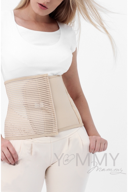 Бандаж послеродовой высокий, бежевый