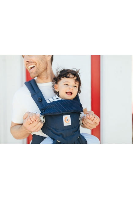 Эрго-рюкзак Ergobaby 360 - Navy Mini Dots