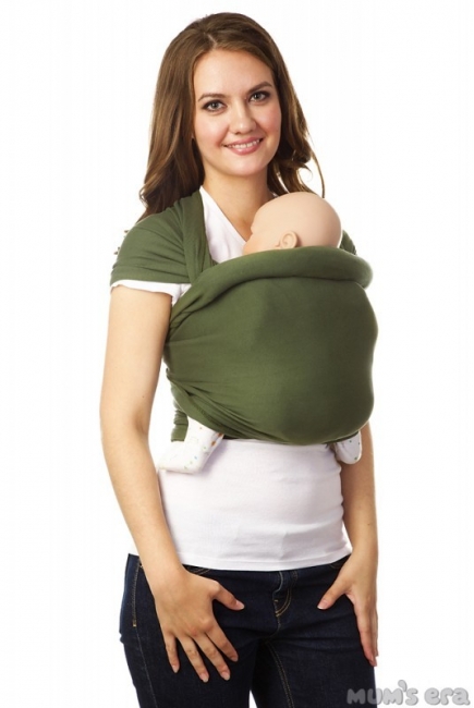 Трикотажный слинг-шарф, хаки