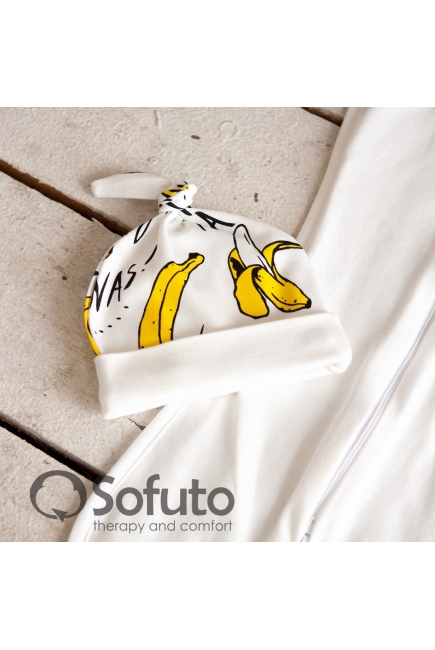 Комплект пеленок-коконов для новорожденных, Bananas