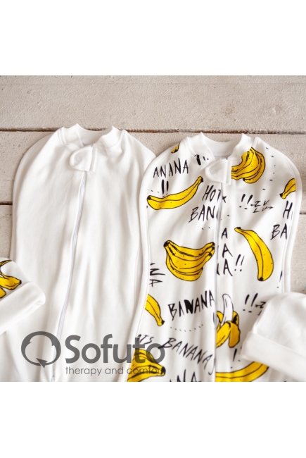Комплект пеленок-коконов для новорожденных, Bananas