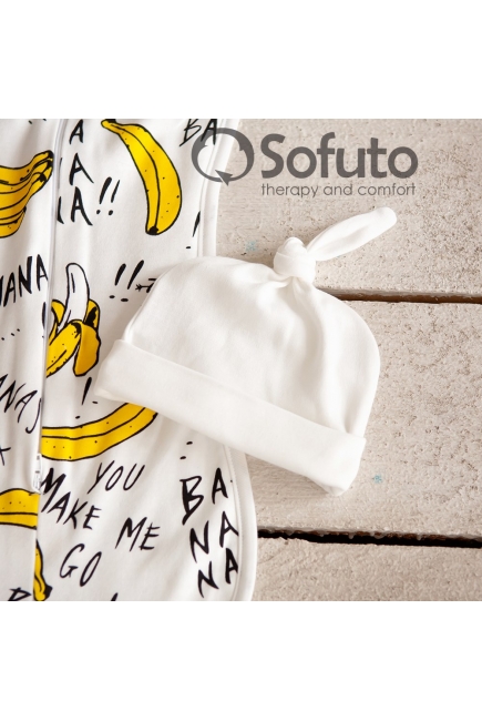 Комплект пеленок-коконов для новорожденных, Bananas
