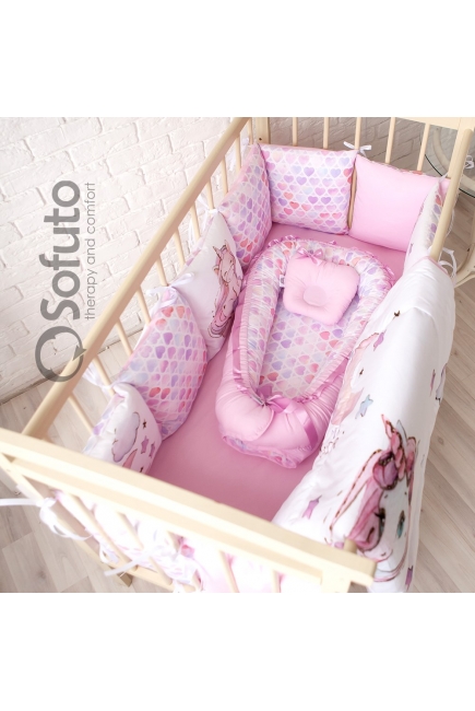 Позиционер для сна новорожденного Babynest, Unicorn