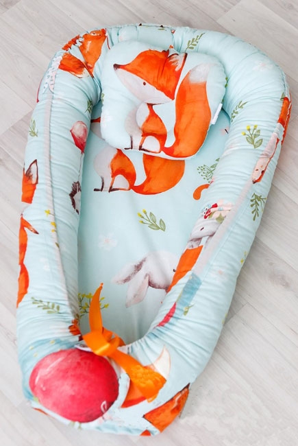 Позиционер для сна новорожденного Babynest, Cute Fox