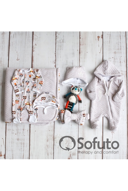 Комплект на выписку демисезонный, Indians (6 предметов)