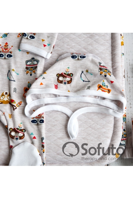 Комплект на выписку демисезонный, Indians (6 предметов)