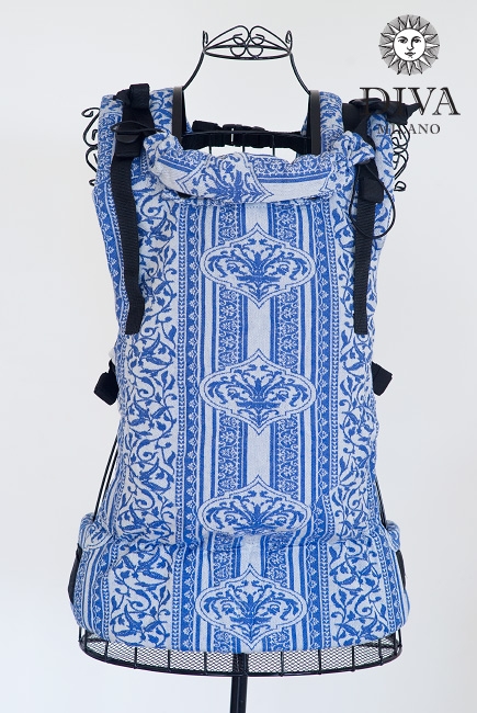 Эрго-рюкзак для новорожденных Diva Milano Flora Blu, One!