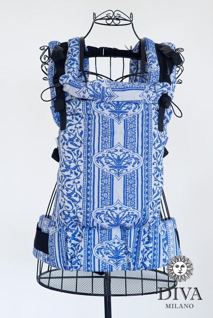 Эрго-рюкзак для новорожденных Diva Milano Flora Blu, One!