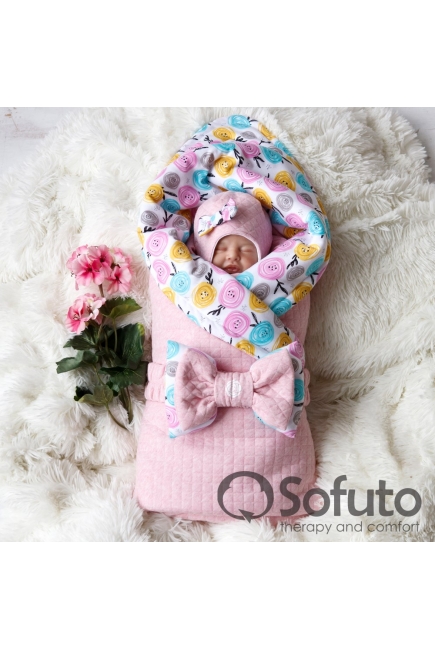 Комплект на выписку холодное лето plus, Rosa Dior (6 предметов)