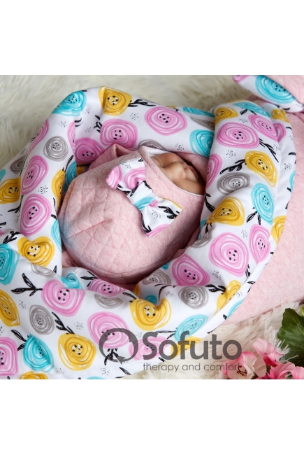 Комплект на выписку холодное лето plus, Rosa Dior (6 предметов)