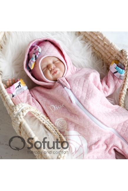 Комплект на выписку холодное лето plus, Rosa Dior (6 предметов)