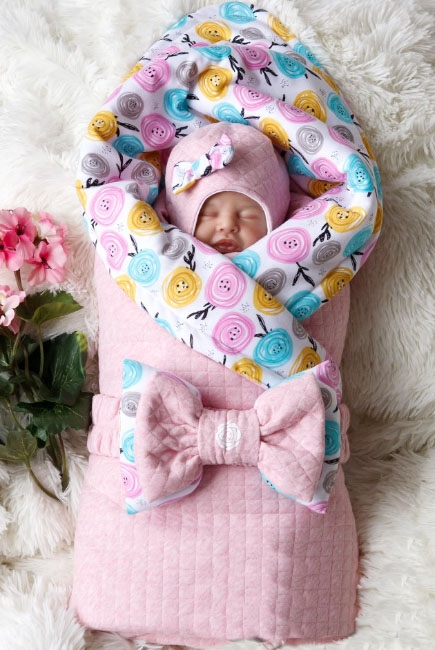 Комплект на выписку холодное лето plus, Rosa Dior (6 предметов)