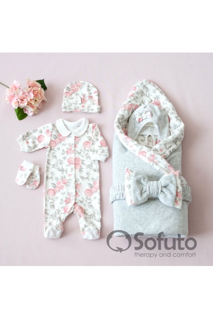 Комплект на выписку холодное лето plus, Vintage (6 предметов)