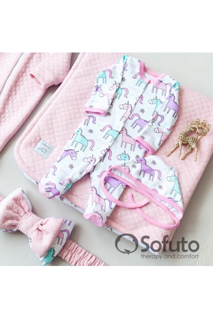 Комплект на выписку холодное лето plus, Unicorn (6 предметов)