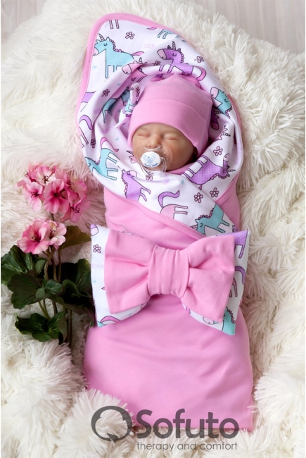 Комплект на выписку жаркое лето, Unicorn (5 предметов)