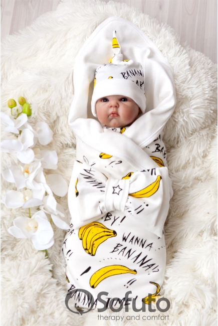 Комплект на выписку летний, Bananas (4 предмета)
