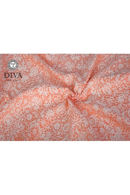 Эрго-рюкзак для новорожденных Diva Milano Veneziano Arancio Simple One! со льном