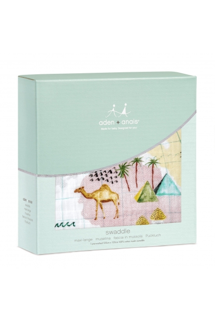 Пеленка муслиновая для новорожденных Aden&Anais, Around The World